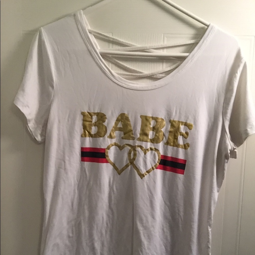 White babe top